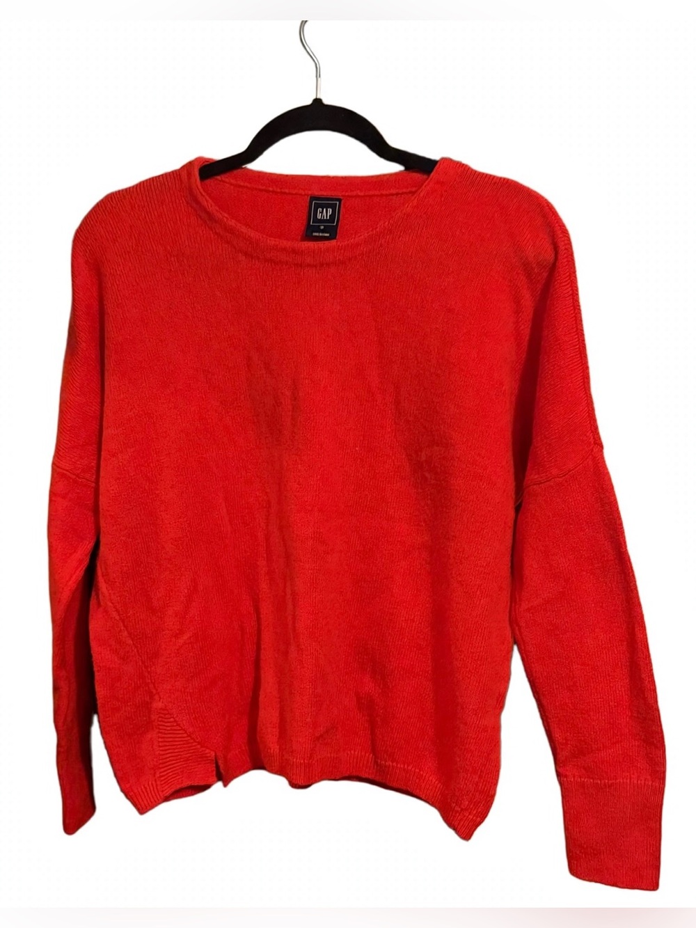 GAP- Women's Bright Red Crewneck Sweater- M